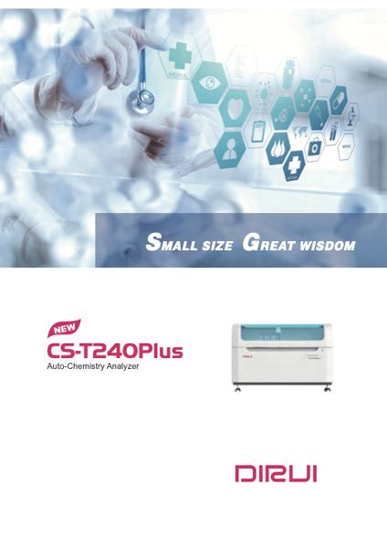 CS-T240 Plus Auto-Chemistry Analyzer — first page